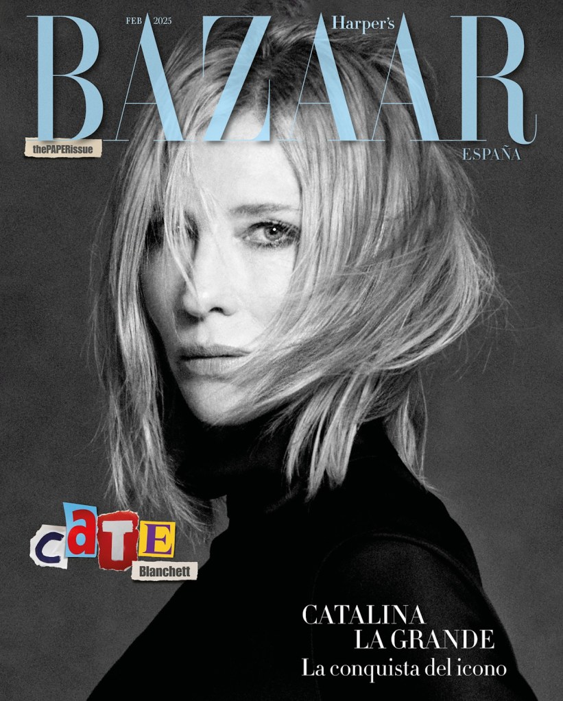 Harper’s Bazaar España February 2025 : Cate Blanchett by Nico Bustos