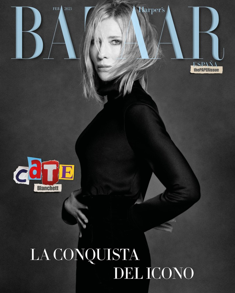 Harper’s Bazaar España February 2025 : Cate Blanchett by Nico Bustos