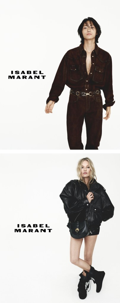 Isabel Marant S/S 2025 : Kate Moss & Seonghwa by Robin Galiegue