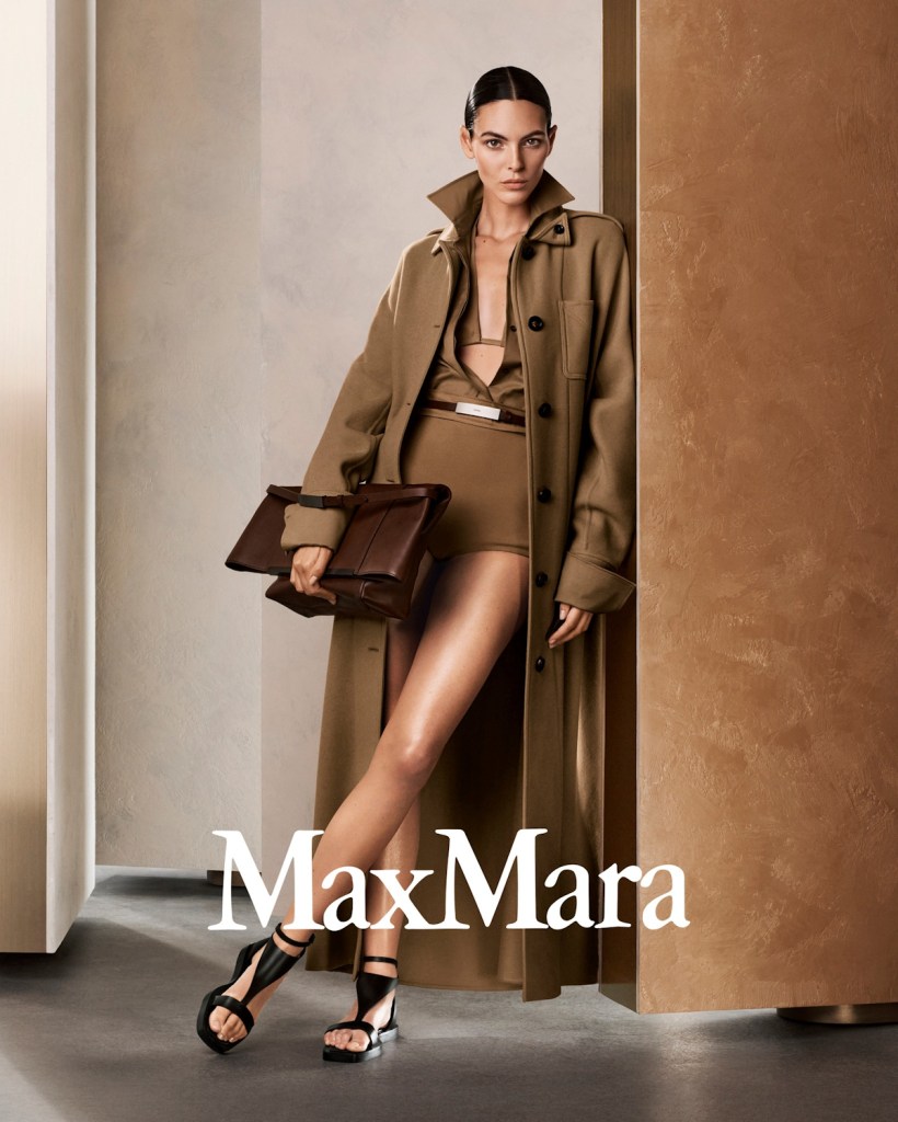 Max Mara P/E 2025 : Vittoria Ceretti par Craig McDean