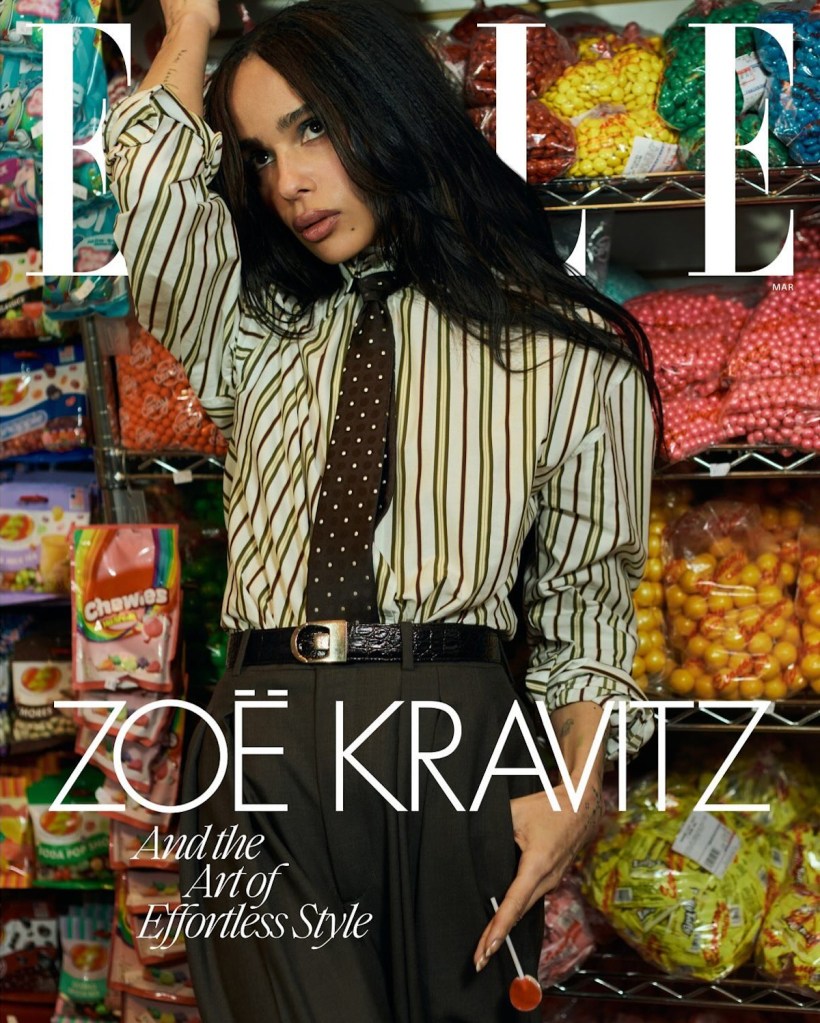 US Elle marzo 2025: Zoë Kravitz di Collier Schorr