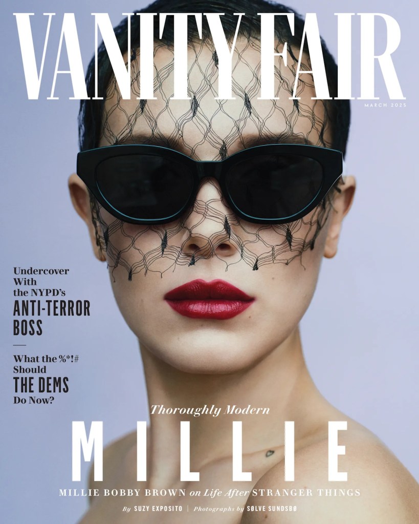 Vanity Fair March 2025 : Millie Bobby Brown by Sølve Sundsbø