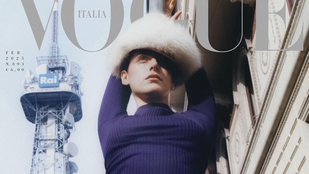 Vogue Italia February 2025 : Miriam Leone by Maciek Pozoga