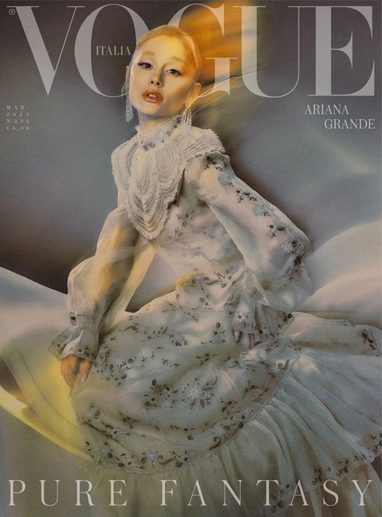 Vogue Italia March 2025 : Ariana Grande by Elizaveta Porodina 