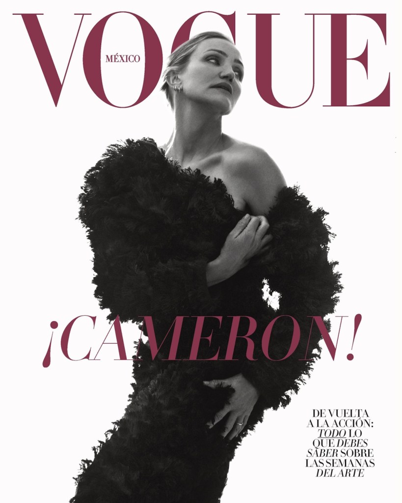 Vogue Mexico & Latin America February 2025 : Cameron Diaz by Norman Jean Roy