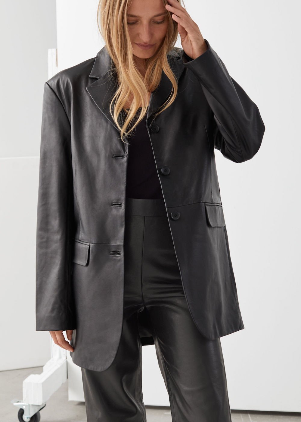 Black Leather Blazers to Wear This Winter - theFashionSpot