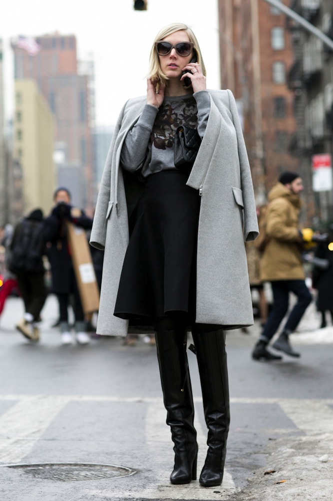 Phoning It In: Street Style Busybodies at Fashion Week - theFashionSpot