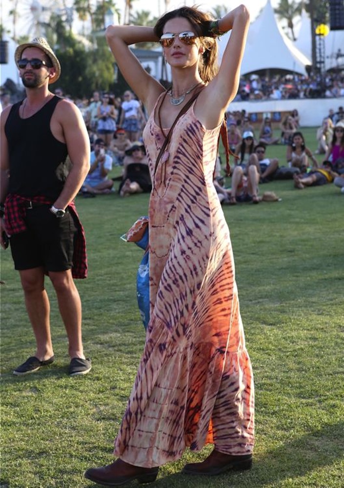 Coachella 2014: Celebrity Street Style - theFashionSpot
