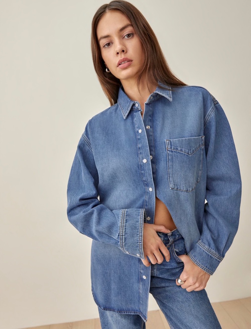 Denim Shirts to Wear From Now On - theFashionSpot