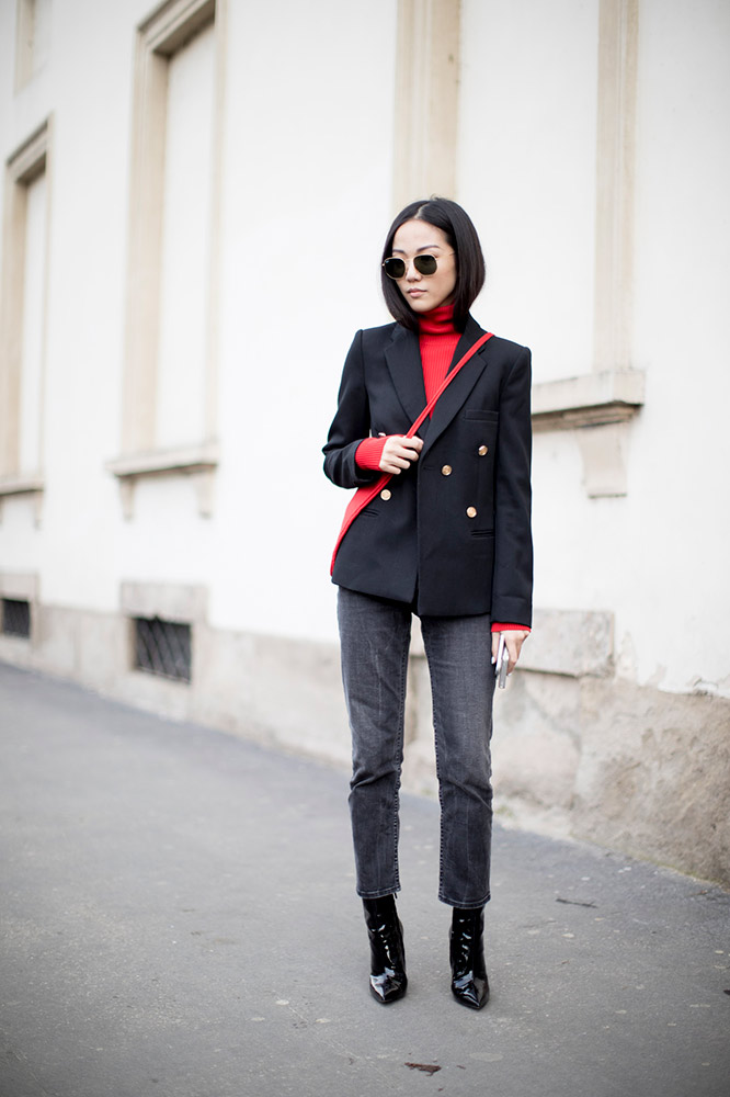 12 Cool Ways to Wear Cropped Pants With Booties  Who What Wear