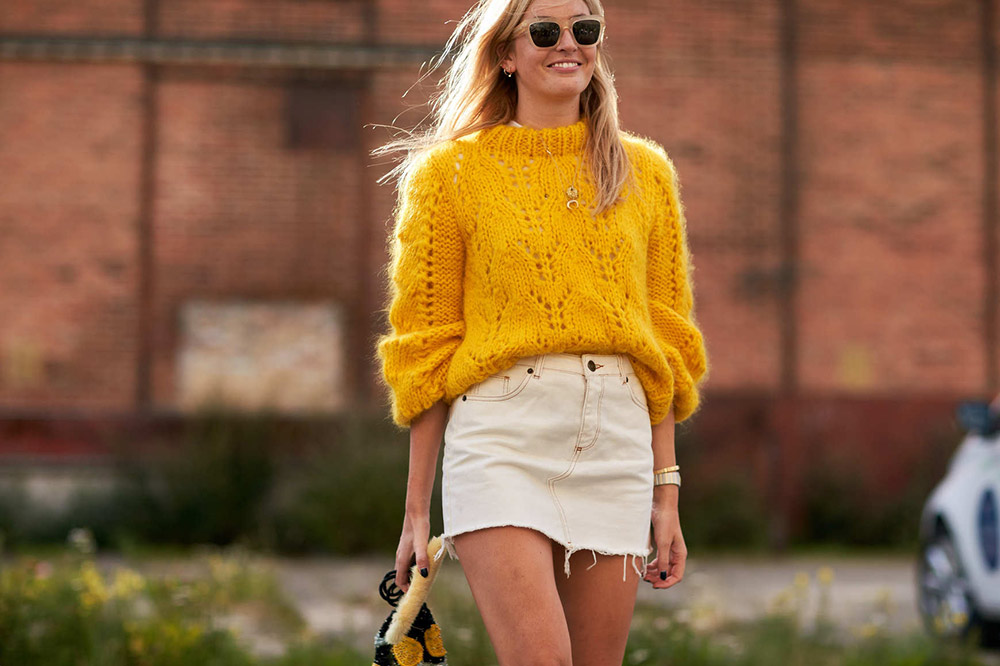 How to Wear Your Fall Sweaters Now - theFashionSpot