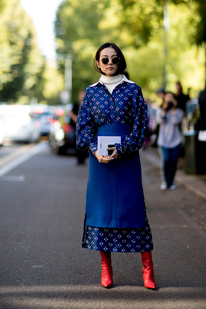 Street Style: Milan Fashion Week Spring 2018 - theFashionSpot