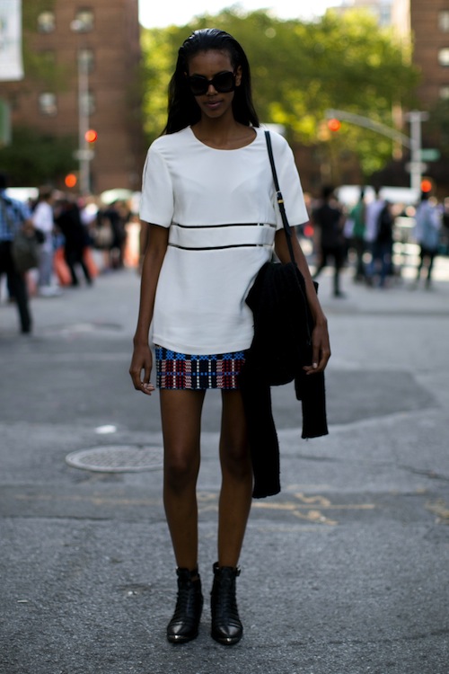 Models Off Duty: New York Fashion Week Spring 2014 - theFashionSpot