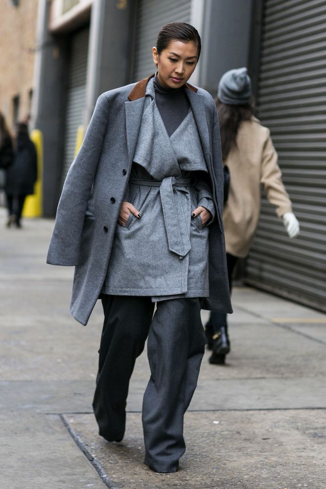 New York Fashion Week Fall 2015 Street Style - theFashionSpot