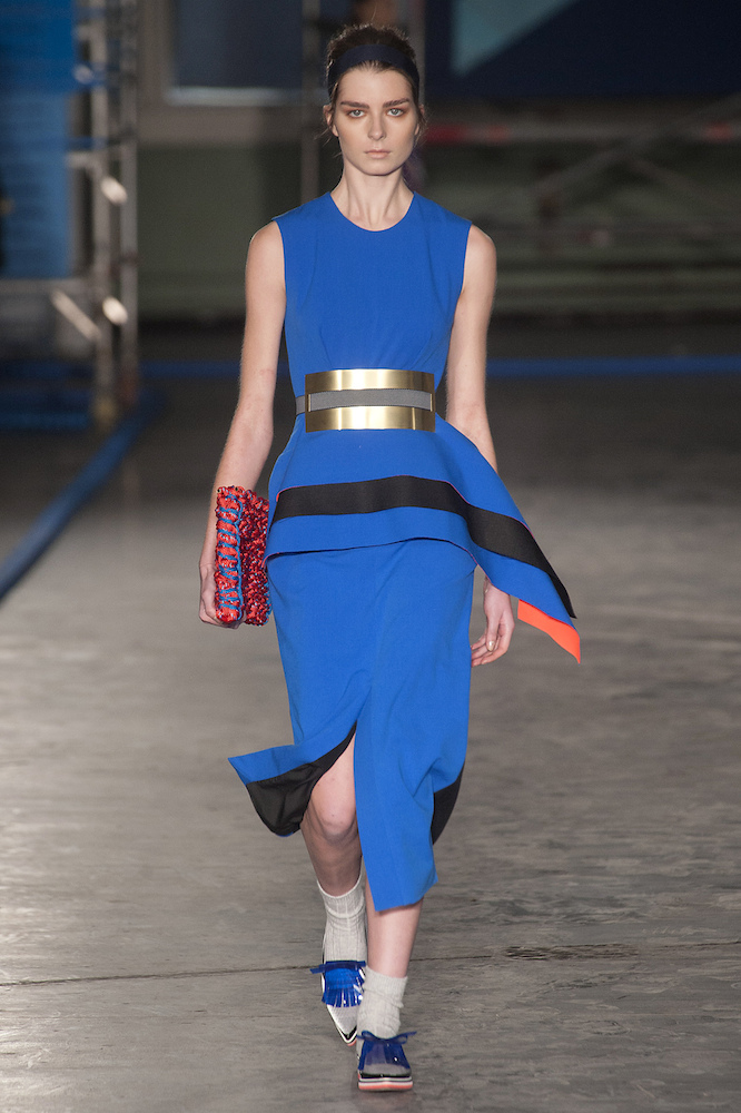 Runway Inspiration: Contrast Orange and Blue this Spring - theFashionSpot