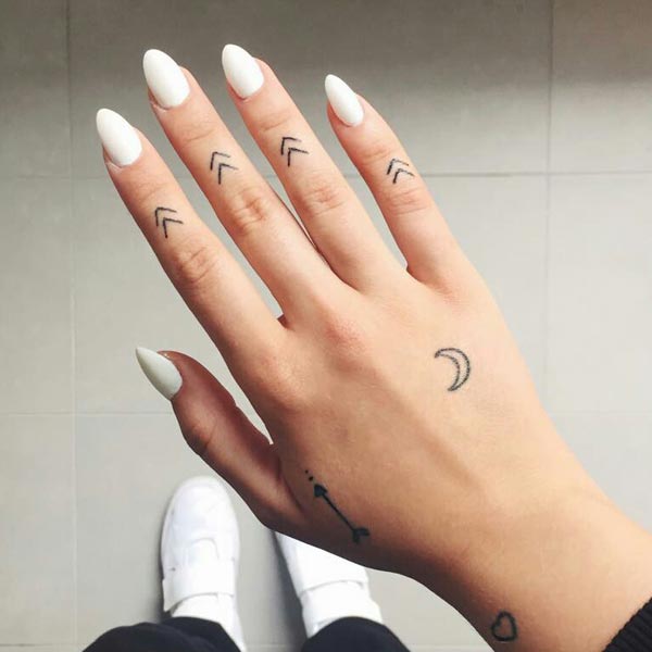40 Awesome Finger Tattoos for Men and Women  TattooBlend