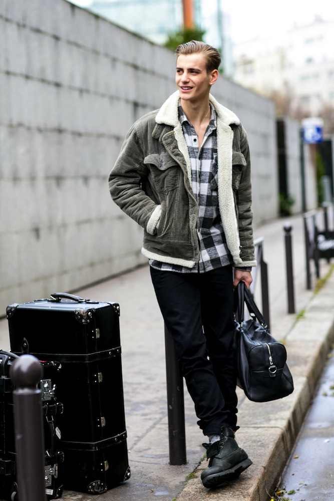 Paris Men's Fashion Week Street Style Fall 2014 - theFashionSpot