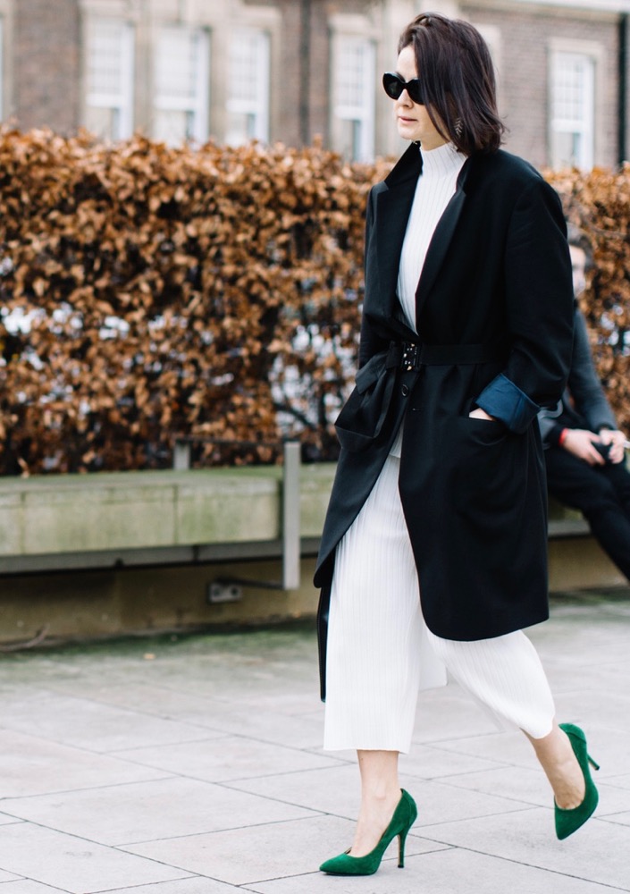 Winter Whites Looks From the Street Style Set - theFashionSpot