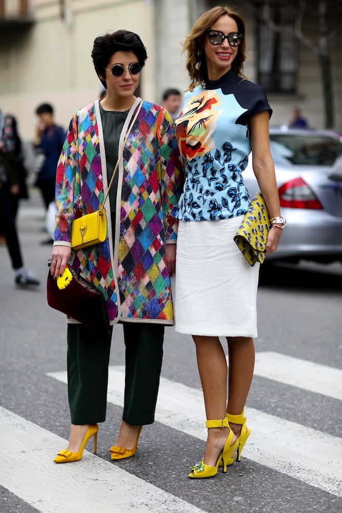 Milan Fashion Week 2014 Street Style - theFashionSpot